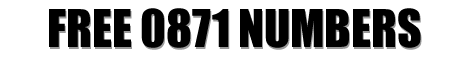 You choose your 0871 number - 0871 numbers are free to all high volume users